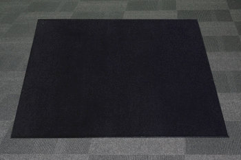 Plain Black Mat 85cm x 115cm