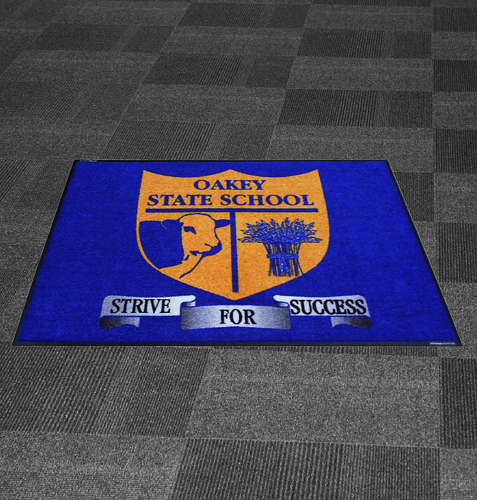 Custom logo mats 60cm x 90cm Self Image